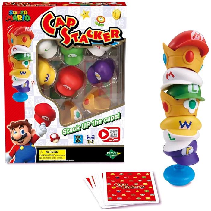Gambar Maianan Anak Edukasi Games Super Mario Cap Stacker Permainan Menumpuk Topi Family Board Game dari Mishana Shop Kab. Tangerang Tokopedia