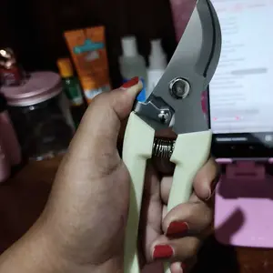 Gunting Dahan Ranting Bunga Alat Potong Bengkok Tanaman Berkebun Stainless Steel