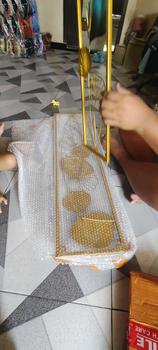 Product Review of Walldecor Berkah Set Isi 2 Hiasan Dinding Frame Metal Gold 100x26 Wall Decor Pajangan Dekorasi from t**a h**i 1