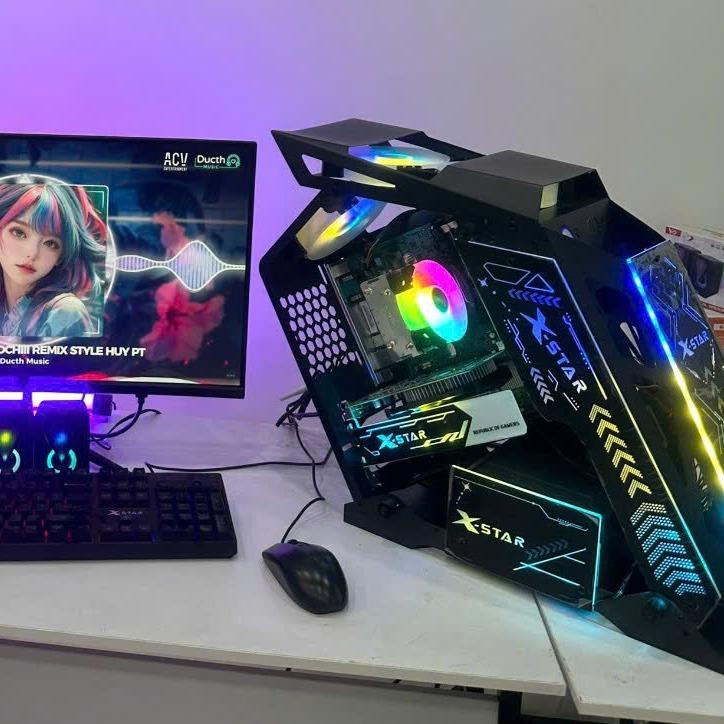 Bộ PC Kèm Màn 22 Mới H110 i5 6500 VGA gtx 750ti Dùng Văn Phòng Mượt Chơi Game Cơ Bản Mượt