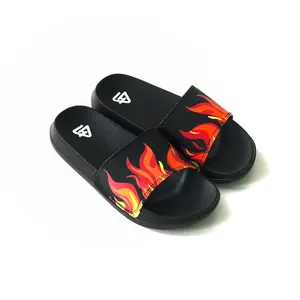 Sandal Selop Fashion Anak Motif Api Terbaru 2024 Bahan Ringan Empuk Fashion