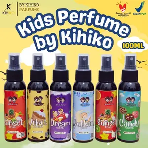 [BPOM] 6 Botol Kids Parfum Kihiko 100ML - Parfum Anak Beli 1 Dapat 6 botol
