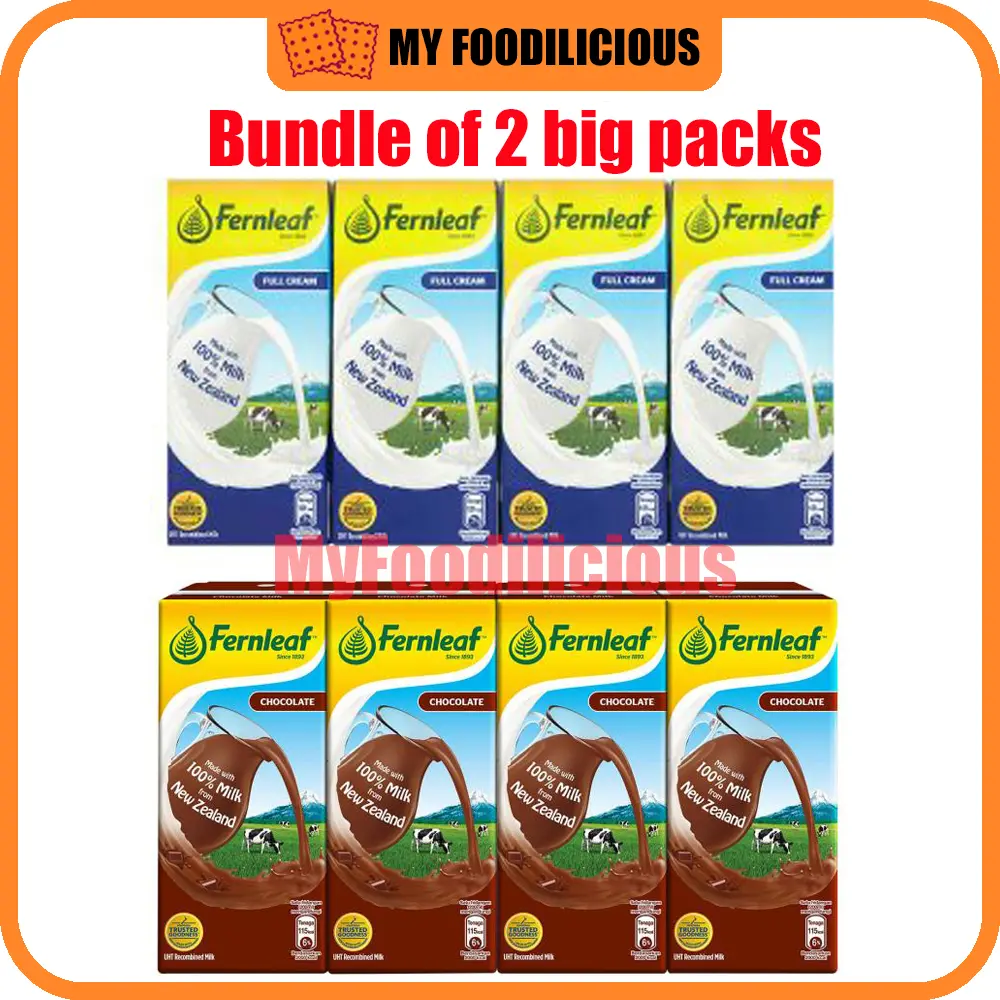 <SG Ready Stock> Fernleaf UHT Milk 4s x 200ml