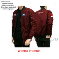 Gambar jaket bomber BUMN BRI mo logo bebas request dari arshop259 Kab. Tangerang 4 Tokopedia