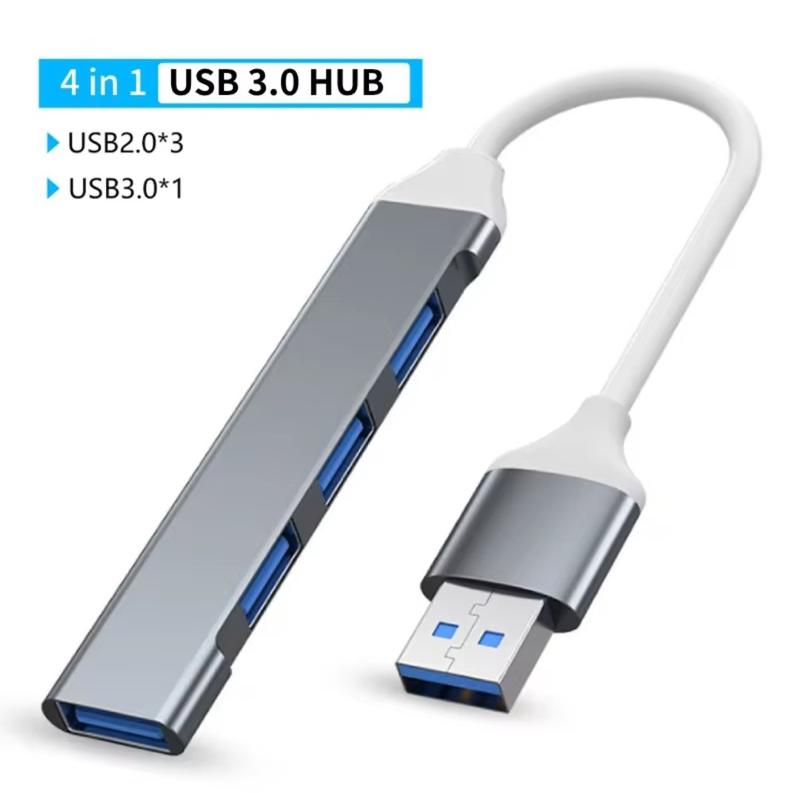 Product Introduction of Usb Hub 3.0 2.0 Mini Expansion 4 Port 4in1 Splitter Multifungsi 3