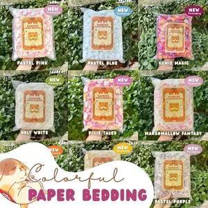 HAMPPINESS Paper Bedding Hamster | Alas Kandang Hamster | Serbuk Kayu Hamster Premium