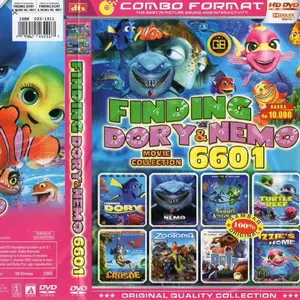 kombilasi 8in1 Finding Nemo & Dori - Sammy Adventure - DVD terbaru