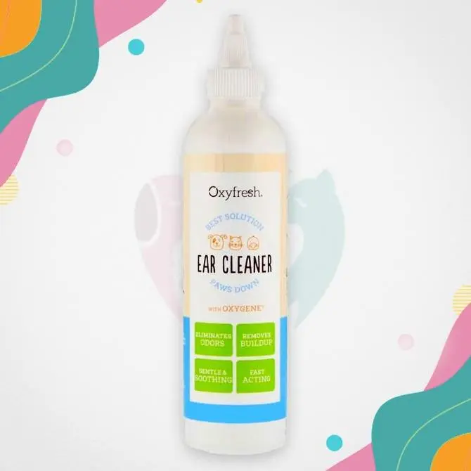 Oxyfresh Ear Cleaner / Pembersih Telinga Anjing & Kucing / Isi 100ml