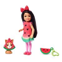 Gambar Boneka Chelsea Barbie Doll with Water Melon Kostum Semangka with 1 Pet dari Mishana Shop Kab. Tangerang 2 Tokopedia