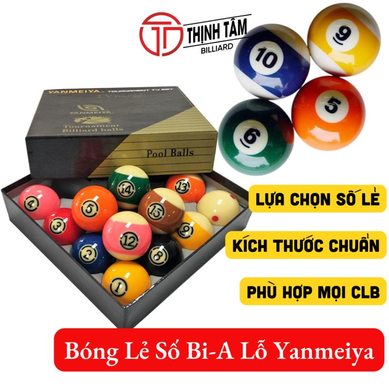 COD Lẻ Bóng Bida Lỗ Black Mắt Gà Dyna, Bóng Lẻ Aramith Bi-A Pool YanMeiYa cho…
