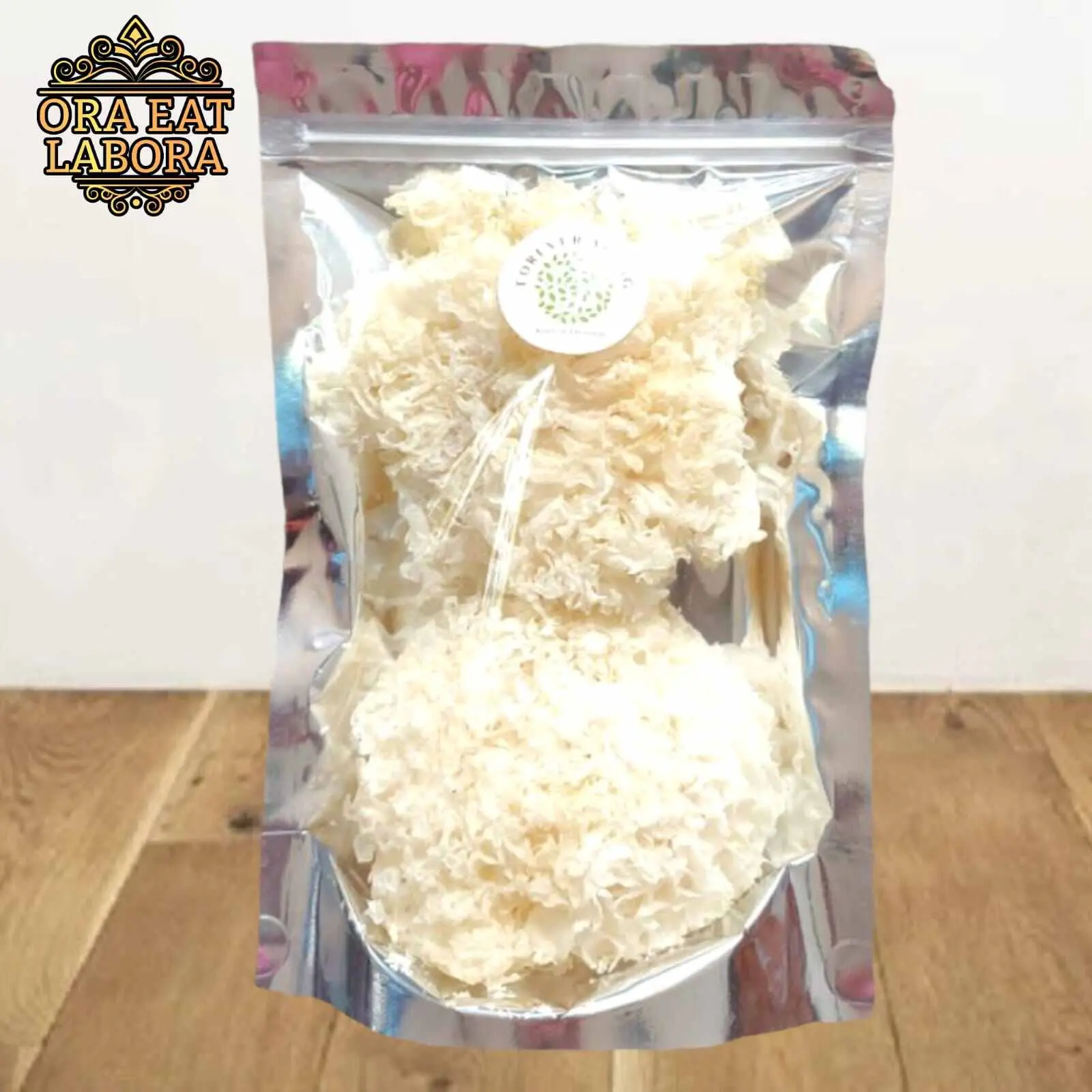 Superfood Jamur SalJu Putih White Snow Fungus Kualitas Premium - Ora Eat Labora