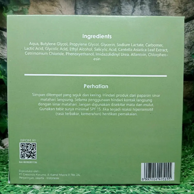 [BPOM] THE FACE Temulawak Centella Exfoliating Gel (50ml) - Gel Eksfoliasi Wajah 8