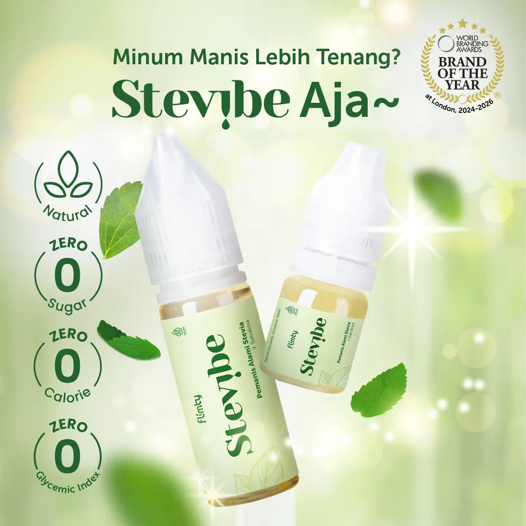 Stevibe by Flimty - Pemanis Alami Stevia - 15 ml