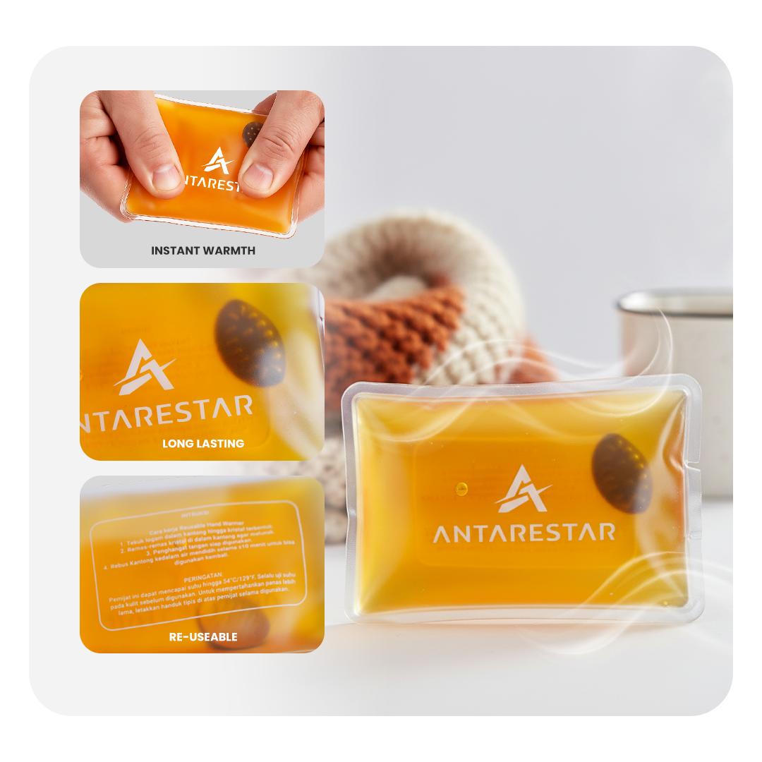 ANTARESTAR Official - Hand Warmer Penghangat Tangan Natural Heat Pack Survival Kit Handwarmer Reuseable Pereda Nyeri Haid Hotpack | HWA