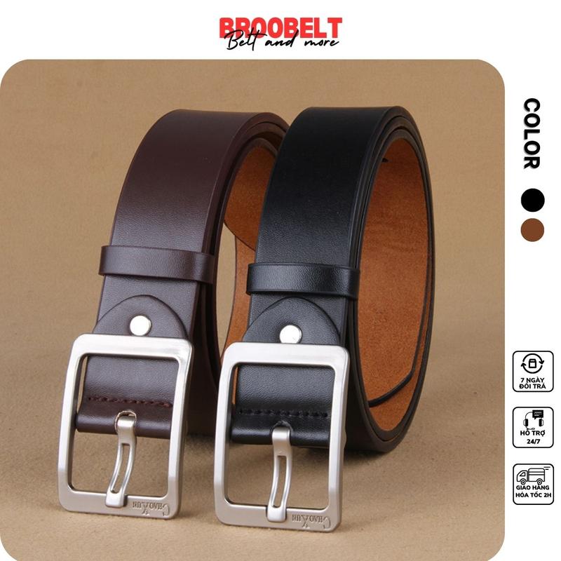 Thắt lưng nam da cao cấp mặt khóa kim loại không gỉ phù hợp công sở, đi làm, đi học bản dây 3.8cm