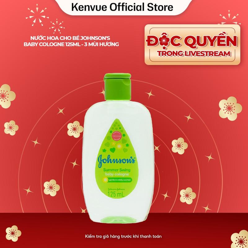 Nước hoa cho bé Johnson's Baby Cologne 125ml | 3 mùi hương
