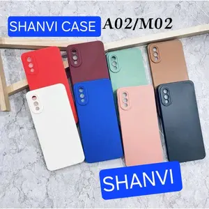 S4MSUNG A02 M02 CASE PRO CAMERA MACARON CASING SOFTCASE SILIKON
