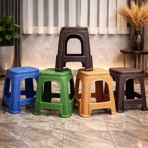 Tabitha Kursi Sumo Plastik Motif Rotan Kirsi Bakao Warna-warni untuk Ruang Tamu dan Dapur Furniture