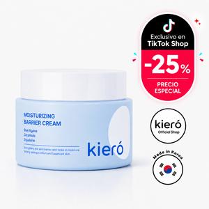 kieró balance barrier cream - crema hidratante – crema hidratante con agave azul, ceramidas y escualano que fortalece la barrera y mantiene la piel hidratada y suave (1.76 oz)