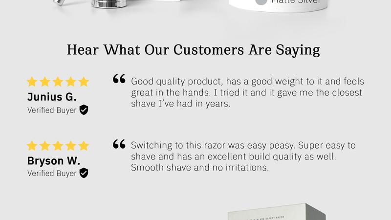 Product Introduction of BOVEM Align Razor: Premium Single Blade Safety Razor for Face and Beard – Double Edge Shaving Razor with Razor Stand Comfort 6
