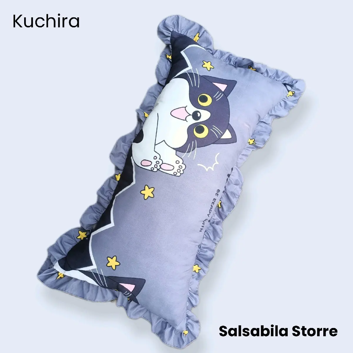 BANTAL CINTA RUMBAI, PAKAI SARUNG DALAM, UKURAN 100 X 50 CM, ISI SILICON PREMIUM, BERAT 1000 GRAM, KAIN POLYMICRO, BISA DICUCI, PAKAI RESLETING bantal
