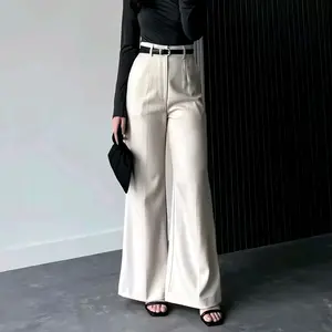 Maysa fashion - Etta Pants - Flare Pants - Highwaist Flare Pants - Highwaist Kulot Cutbray - Celana Anti Kusut - Celana Kulot Wanita - Celana Kerja Kantor Loose