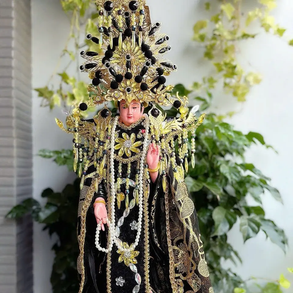 Áo Mão Mẹ Diêu Trì Địa Mẫu (40-50cm đứng,40cm ngồi)