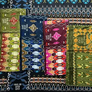 Sarung goyor panglima viscose super gread silver (halus, tebal, adem, dan basah)