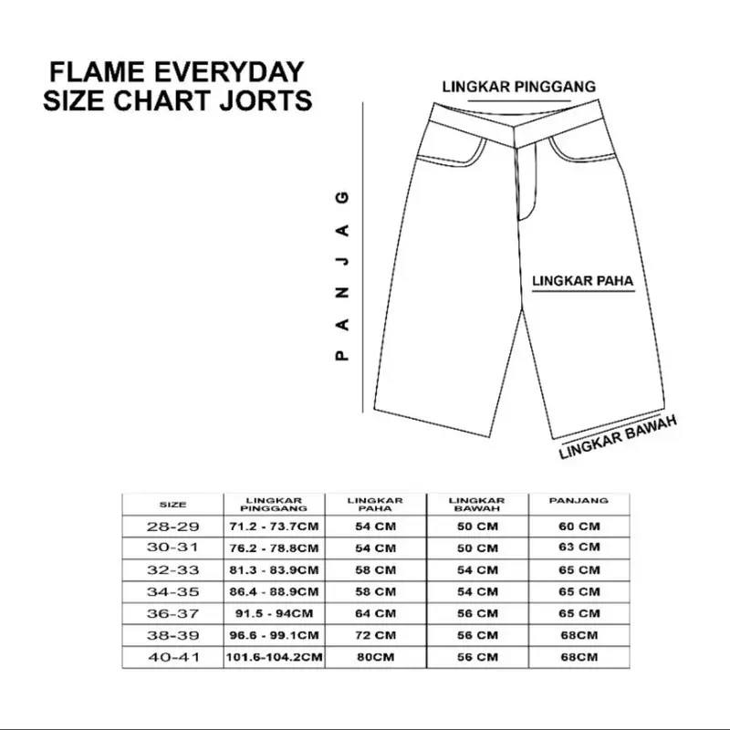 Celana Denim Jorts Denim Y2K Basic Hitam 13Oz Jeans 4