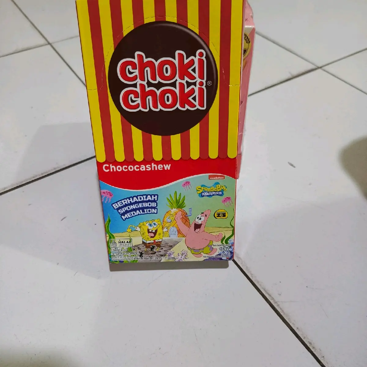 choki-choki coklat pasta 1 box 180g isi 20