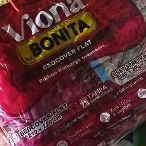 VIONA By Bonita BED Cover Set Sprei Fitted King Uk. 180×200 Tinggi 25 cm