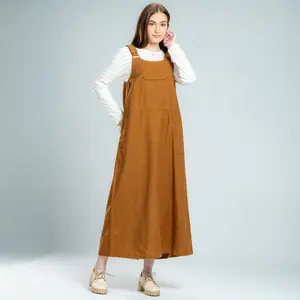 C2 Treply Brown Overall Wanita