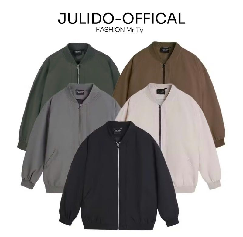  *StarShop* Bán Rẻ nḣất  Áo khoác bomber dù vải 2 LỚP CHỐNG NƯỚC cản gió chống tia UV menwear jacket 