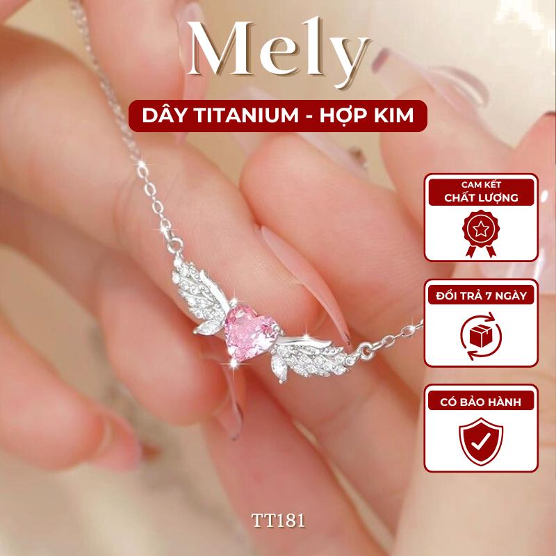 Dây chuyền nữ hình cánh thiên thần dễ thương phụ kiện trang sức thời trang Mely TT181
