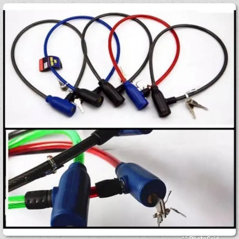 CL Gembok Sepeda Kunci Pengaman Sepeda Helm Motor Anti Maling Cable Safety Lock - Onlook 1