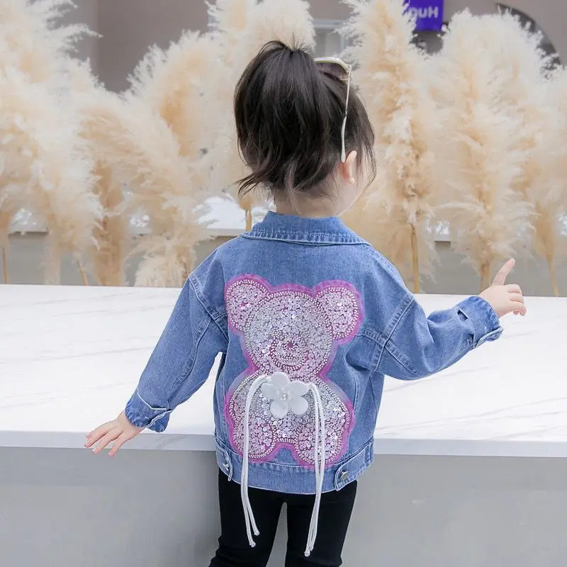JAKET JEANS ANAK - JAKET KEKINIAN ANAK CEWEK OUTER JEANS CROP ANAK PEREMPUAN JAKET ANAK REMAJA TANGGUNG 3