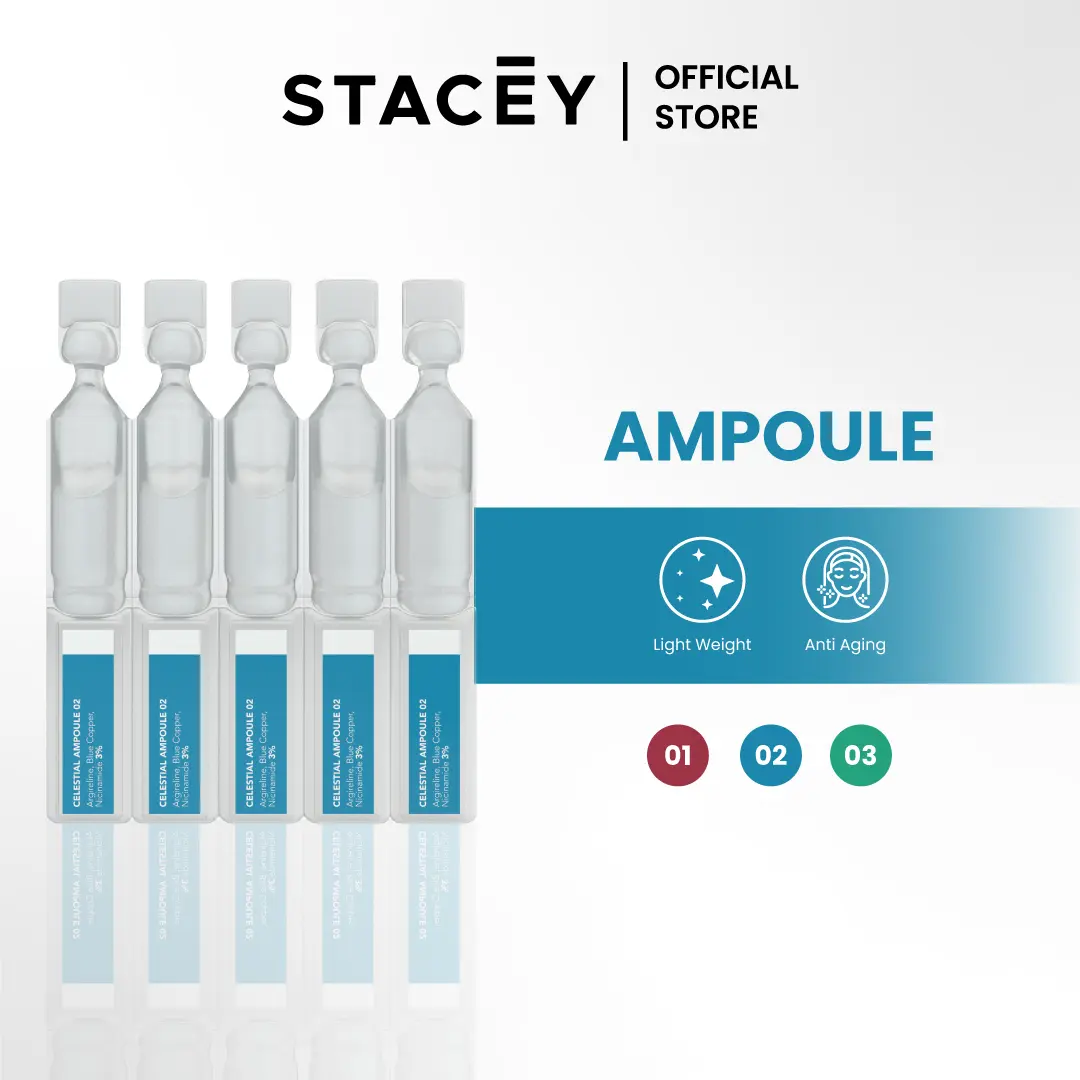 Stacey Ampoule - Brightening Aging Extract Mencerahkan Wajah
