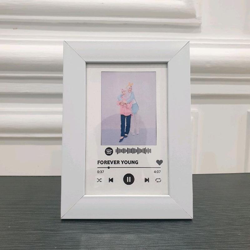 Custom Frame Foto Spotify - Bingkai Foto Aesthetic Kado Ulang Tahun Gift Wisuda 3