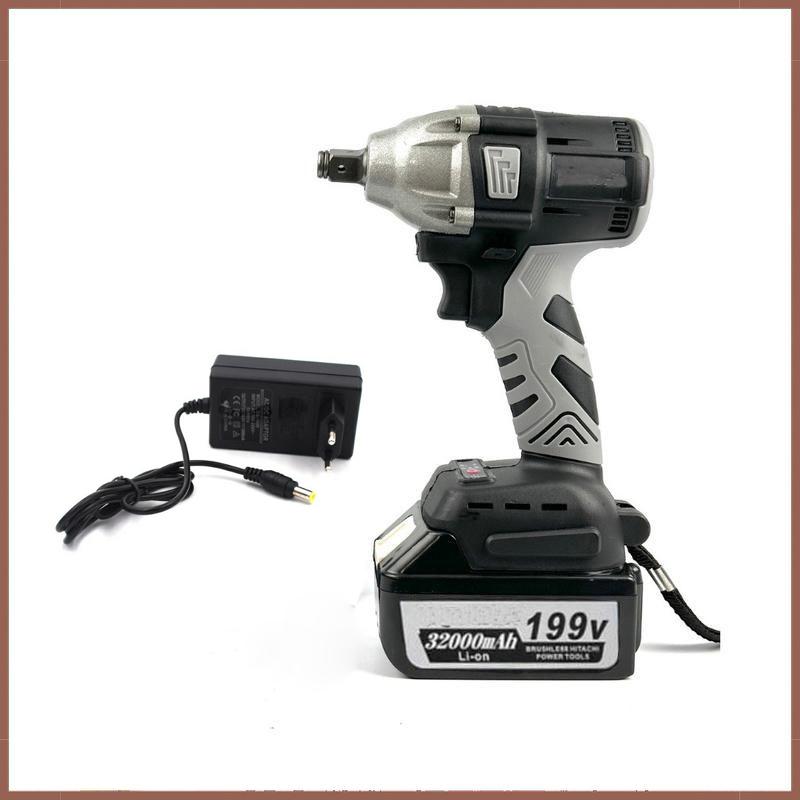 Máy Siết Bulong HiTaChii  Bộ 1 Pin + Sạc + Vỏ Hộp Giấy Động Cơ Không Chổi Than mở ốc, bắt vít, bắn tôn, khoan tường