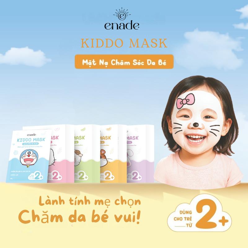 Mask Dưỡng Da Cho Bé Enade - Giúp dưỡng ẩm dịu da với chiết xuất Tía tô,Phù Hợp Cho Bé Từ 2 Tuổi