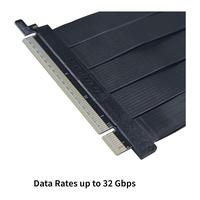 Gambar LIAN LI PCI-e 5.0 x16 Riser Cable 200mm Black Gen 5.0 dari Techno Computer Bali Kota Denpasar 4 Tokopedia
