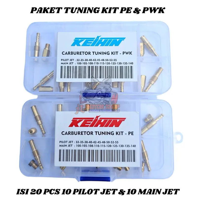 PAKET SPUYER SET PWK PE PWL PWM PILOT JET MAIN JET 20 PCS PAKET REPAIR KIT PJ MJ PWK PWM PJ PE PWL TIGER NINJA R MEGAPRO NEW KLX DLL