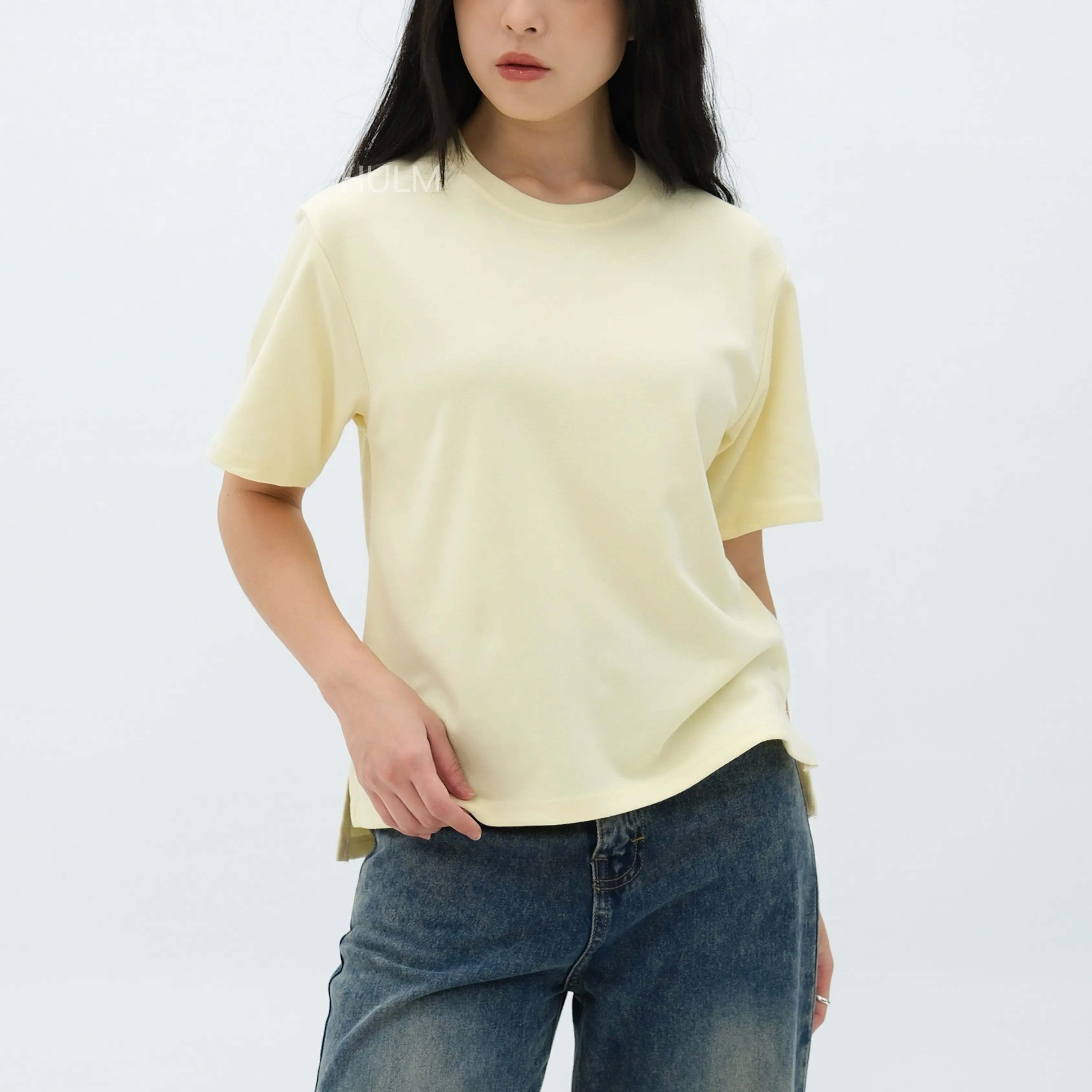 Oversized Fit Butter Yellow