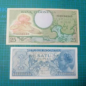 Paket mahar nikah uang kertas kuno 26 rupiah, edisi tahun.  kondisi bagus mulus