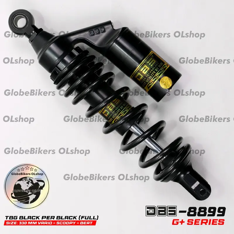 Shock DBS GPLUS-8899 Matic Mio Beat Scoopy Vario FI Vario 125/150 Xeon Genio Stylo Fazzio Mio J Mio M3 Soul GT Skok Belakang Harga Grosir Termurah - Gold, Motorcycle 7