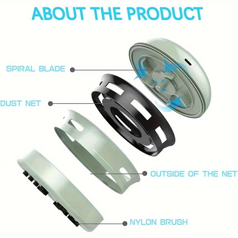Product Introduction of Desktop Vacuum Cleaner USB Charging With VacuumNozzle Cleaning Brush Suitable For Car Cleaning And Desktop Dust Removal 7