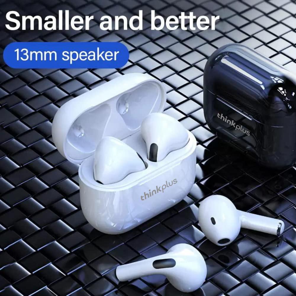 Thinkplus Pro TWS Headphone Nirkabel Earphone Bluetooth 5.0 Headset Tahan Air Dengan Mikrofon untuk Xiaomi iPhone Android Earbuds Jarak Transmisi 10m Baterai Ultra Panjang