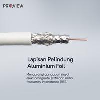 Gambar PROVIEW POWER CABLE RG59 & RG6 100M & 305M High Quality Tembaga Padat Anti Ngadat - RG59, 100m dari Proview Indonesia Kota Administrasi Jakarta Barat 4 Tokopedia