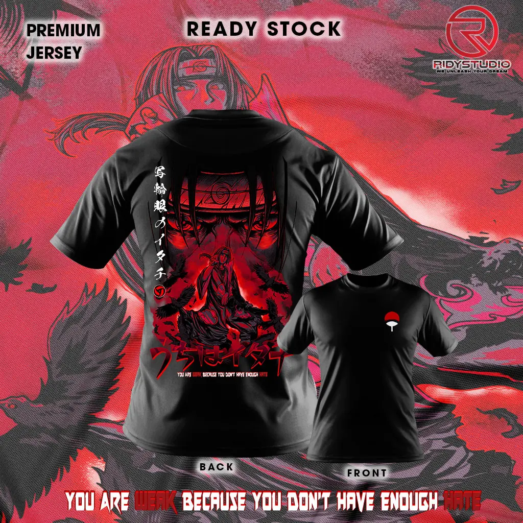 Itachi akatsuki sharingan anime naruto T-Shirt Unisex Tee
