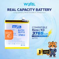 Gambar WIXEL Baterai Compatible For Opp Reno 1 / K3 / Real.me X BLP701 BLP715 Double Power Real Capacity Batre Batrai Battery Dual BLP 701 715 dari WIXEL Kab. Tangerang 1 Tokopedia